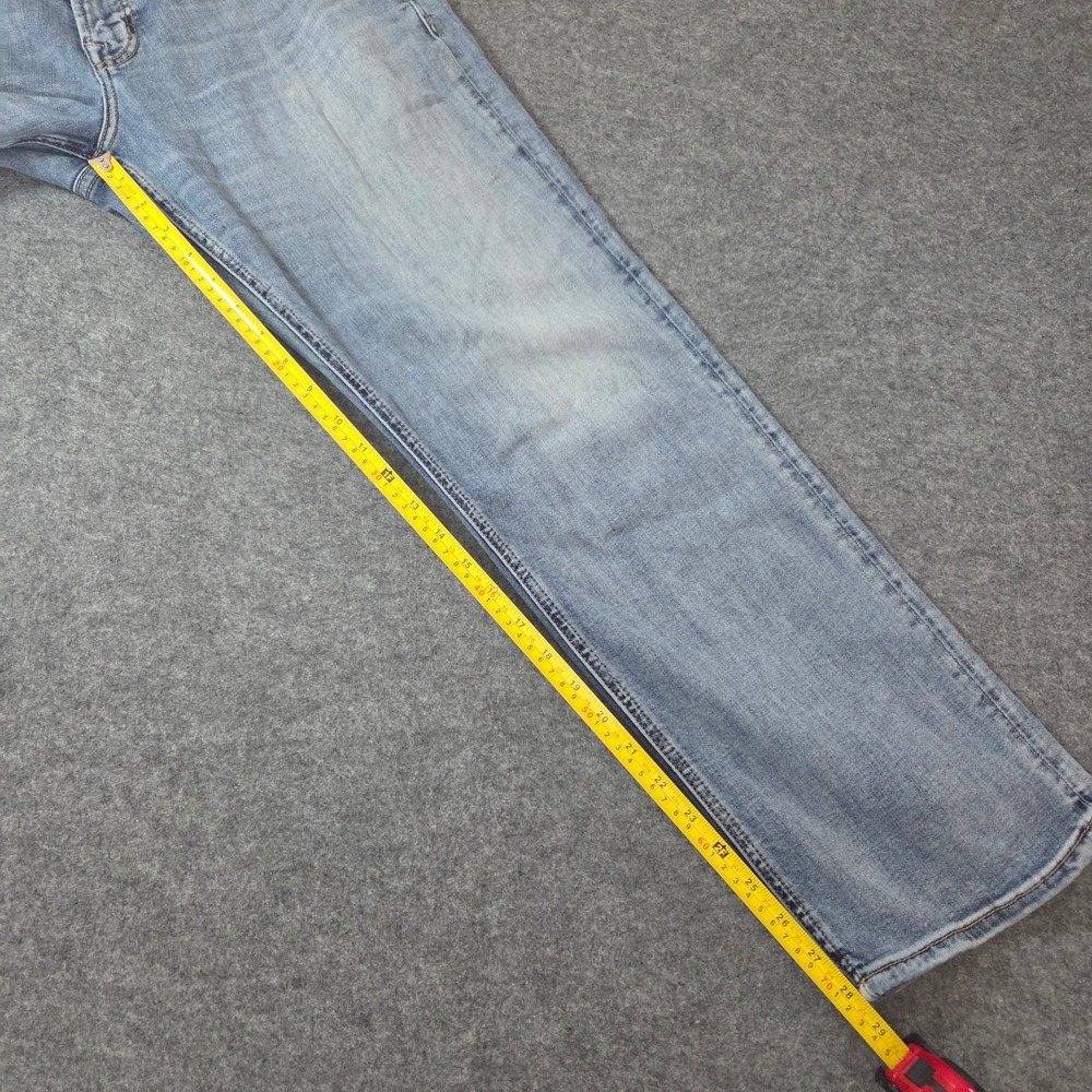 Silver Jeans Grayson Straight Leg Men's 32x30 Light Wash Stretch Denim Jeans - Picture 5 of 8